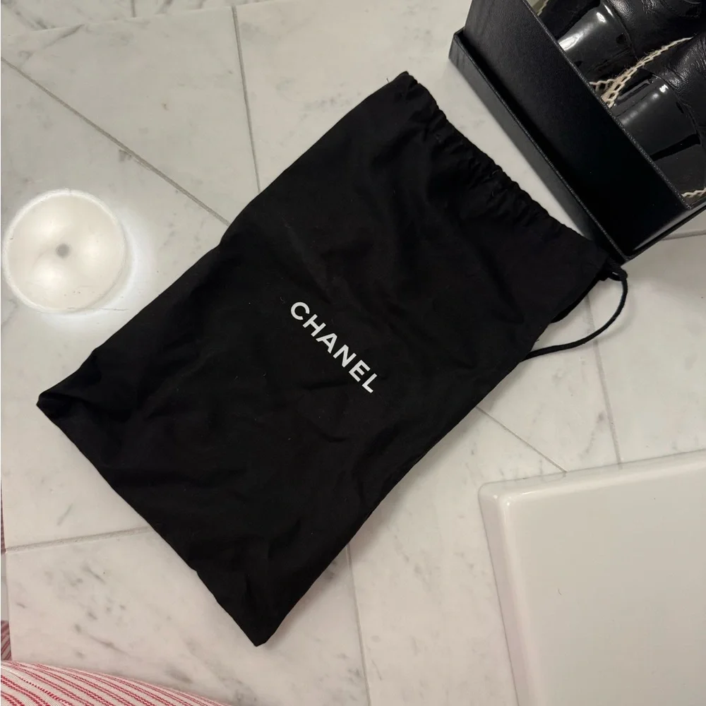 CHANEL Black Leather Mules - Picture 3 of 4